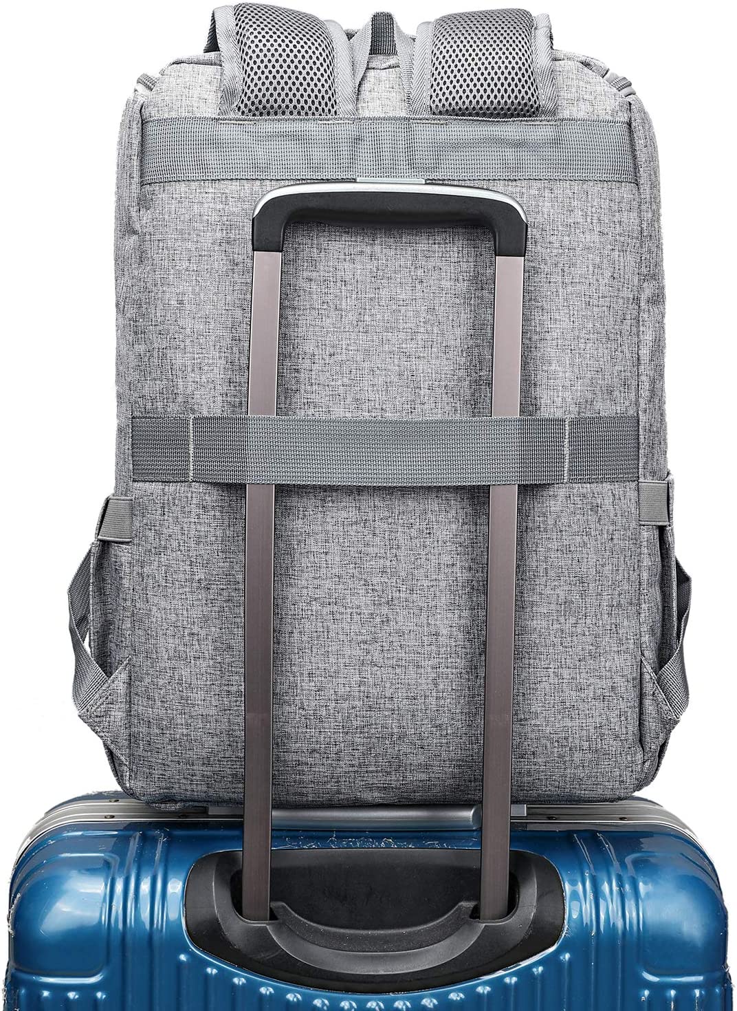Vintage Backpack Travel Laptop Backpack with usb Charging Port for Women & Men School College Students Backpack Fits 15.6 Inch Laptop Black - Image 3